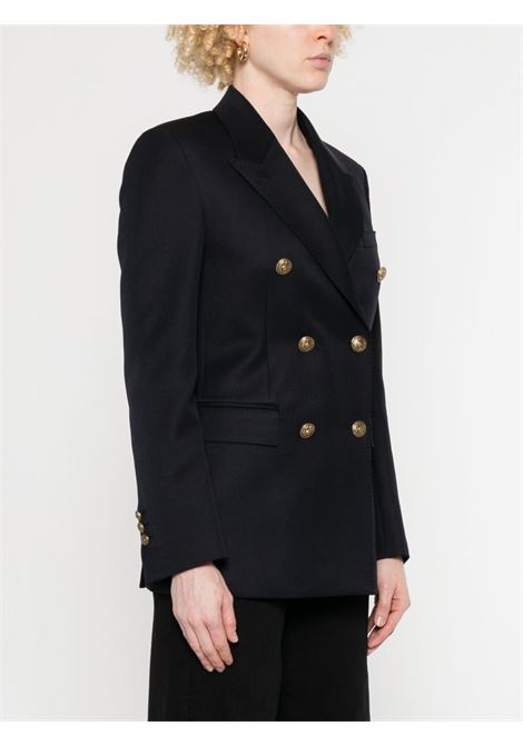 Dark blue double-breasted blazer - women GOLDEN GOOSE | GWP00829P00061950486